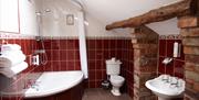 Bathroom at Hundith Hill Hotel in Cockermouth, Lake District