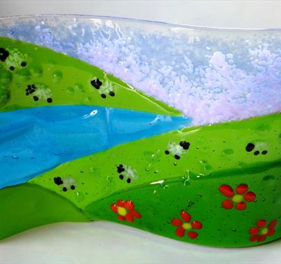 Glass Made at Beginners Half Day Glass Fusing Course with RD Glass in Cockermouth, Lake District