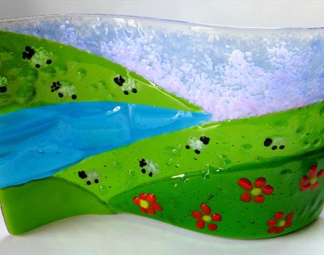 Glass Made at Beginners Half Day Glass Fusing Course with RD Glass in Cockermouth, Lake District