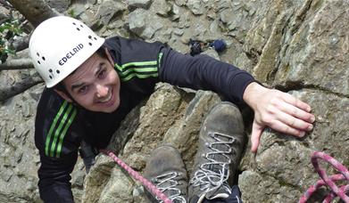 Visitor Rock Climbing with Joint Adventures in the Lake District, Cumbria