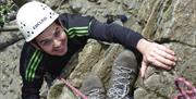Visitor Rock Climbing with Joint Adventures in the Lake District, Cumbria