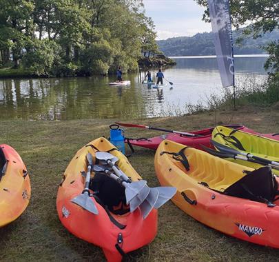 See the Lake District with Kayak Hire from Graythwaite Adventure near Hawkshead, Lake District