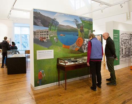 Cabinet of Curiosities at Keswick Museum in Keswick, Lake District