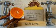 Mandarin & Cinnamon Soap from Kind & Loving in the Lake District, Cumbria