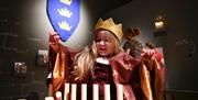 Children's Activities at The Legend of King Arthur Exhibition at Tullie House Museum & Art Gallery in Carlisle, Cumbria