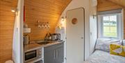 Croft Foot Glamping Pods - kitchen
