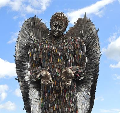 The Knife Angel Visits Barrow-in-Furness