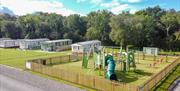 Family Playground at Clea Hall Holiday Park near Caldbeck, Cumbria