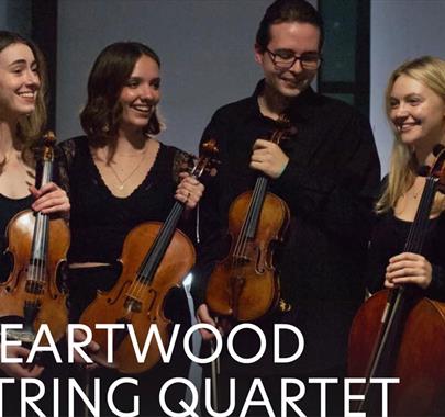 Photo of The Heartwood String Quartet for a Performance as Part of the Lake District Summer Music Festival in the Lake District, Cumbria