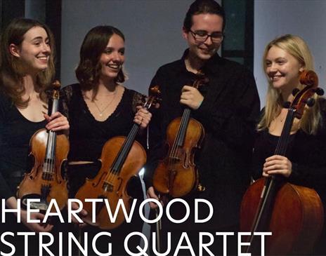 Photo of The Heartwood String Quartet for a Performance as Part of the Lake District Summer Music Festival in the Lake District, Cumbria