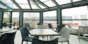 Terrace Seating at Lake View Garden Bar in Bowness-on-Windermere, Lake District