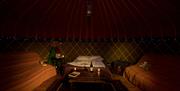 Curl up at Night at Long Valley Yurts, Keswick, Lake District