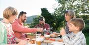 Family Meals at Long Valley Yurts, Witherslack, Lake District