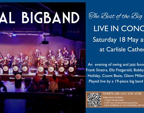 Poster for The La'al Big Band: Best of the Big Bands at Carlisle Cathedral in Carlisle, Cumbria