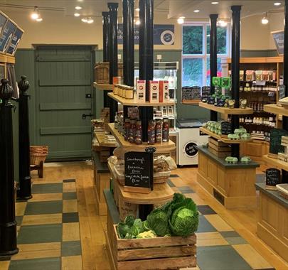 Shop Interior at Lake District Food Hall in Cark-in-Cartmel, Cumbria