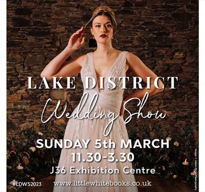Advert for The Lake District Wedding Show in Milnthorpe, Cumbria