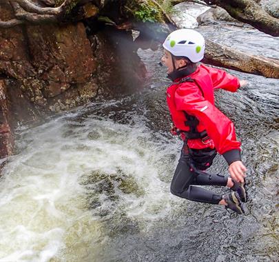 Ghyll Scrambling at Lake District Activities with Lakeland Ascents