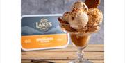 Speculoos Ice Cream from Lakes Ice Cream in Kendal, Cumbria