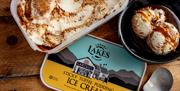 Cartmel Sticky Toffee Pudding Ice Cream from Lakes Ice Cream in Kendal, Cumbria