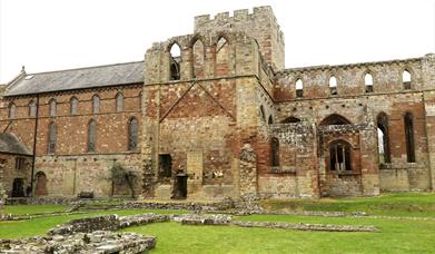 Exterior of Lanercost Priory near Brampton, Cumbria