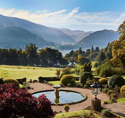 Gardens and Lake District Views at Macdonald Leeming House in Watermillock, Lake District