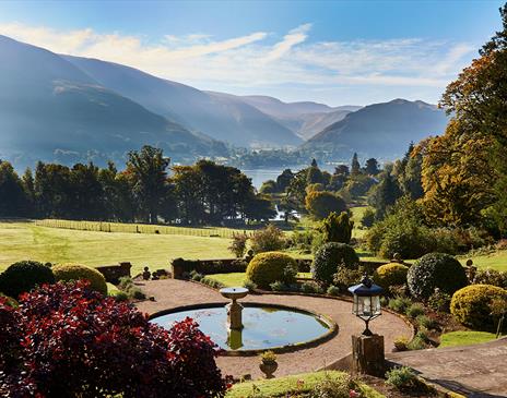 Gardens and Lake District Views at Macdonald Leeming House in Watermillock, Lake District