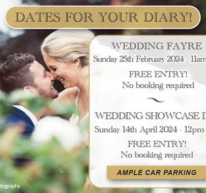 Poster for The Villa Levens Wedding Fayre in Levens, Lake District