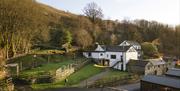 Aerial View of the Haybarn Inn at Limefitt Holiday Park in Troutbeck, Lake District