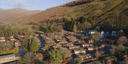 Aerial View of Limefitt Holiday Park in Troutbeck, Lake District