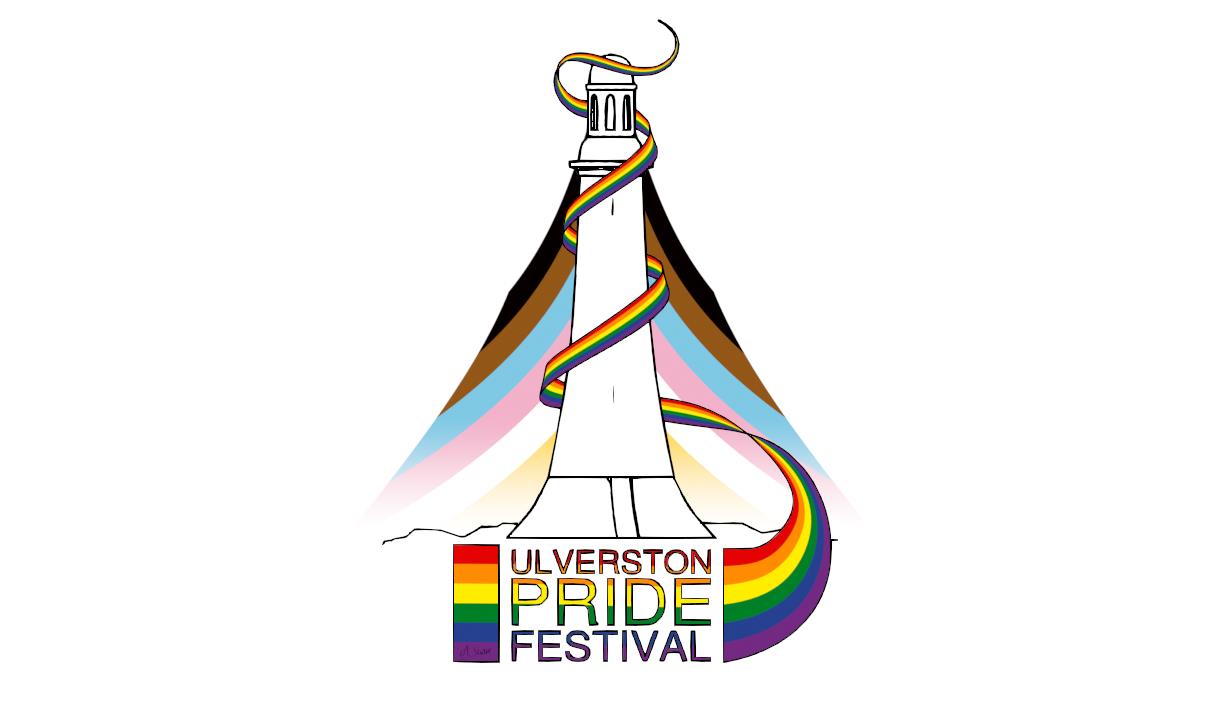 Poster for Ulverston Pride Festival in Ulverston, Lake District