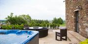Hot Tubs at Monkhouse Hill Cottages near Caldbeck, Cumbria