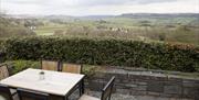 Outdoor Seating with a View at The Masons Arms in Cartmel Fell, Lake District