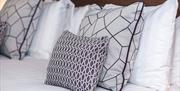 Close-up Shot of Pillows in a Bedroom at The Melbreak Hotel in Great Clifton, Cumbria