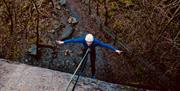 Abseiling on Family Adventure Days with Mountain Journeys in the Lake District, Cumbria
