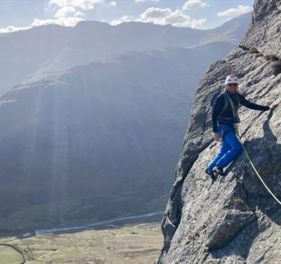 Rock Climbing with Mountain Journeys in the Lake District, Cumbria