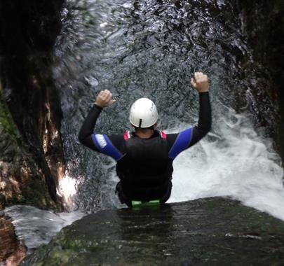 Canyoning with Mountain Journeys in the Lake District, Cumbria