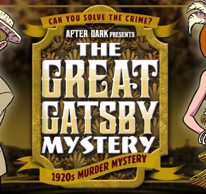 Poster for The Great Gatsby Mystery at The Swan Hotel & Spa in Newby Bridge, Lake District