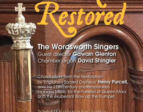 Musicke Restored, a concert by The Wordsworth Singers