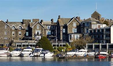 Exterior and Marina at Macdonald Old England Hotel & Spa in Bowness-on-Windermere, Lake District