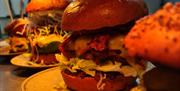 Burgers from Old Kings Head in Broughton-in-Furness, Cumbria