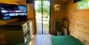Interior of a Camping Pod at Orchard Hideaways in Penrith, Cumbria