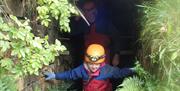 Family Day Out Exploring a Mine with Go Cave in Cumbria