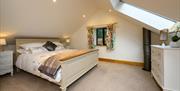 Bedroom at Moor View Cottage at Park Cliffe Camping & Caravan Estate near Windermere, Lake District