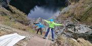 Visitors Abseiling with Path to Adventure in the Lake District, Cumbria