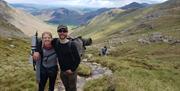 Visitors on a Guided Walk with Path to Adventure in the Lake District, Cumbria