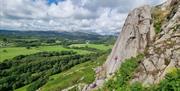Visitors Rock Climbing with Path to Adventure in the Lake District, Cumbria