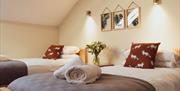 Twin Room at Self Catering Cottages in Park Foot Holiday Park in Pooley Bridge, Lake District