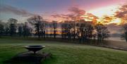 Sunsets at Holker Hall and Gardens near Grange-over-Sands, Cumbria
