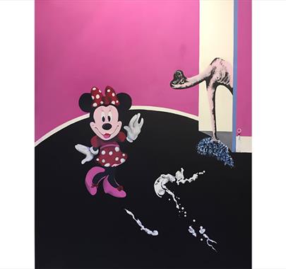 Minnie Mouse by Mike Healey at The People's Gallery at Kendal Museum in Kendal, Cumbria