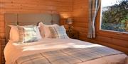 Bedroom in Pheasant Lodge at Low Moor Head Farm in Longtown, Cumbria